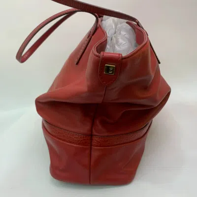 Bally Women Pre-loved Bag Very Good Condition In Red