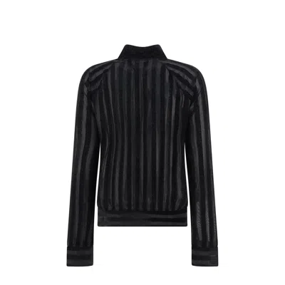 Balmain High-neck Logo Sweater Women In Black