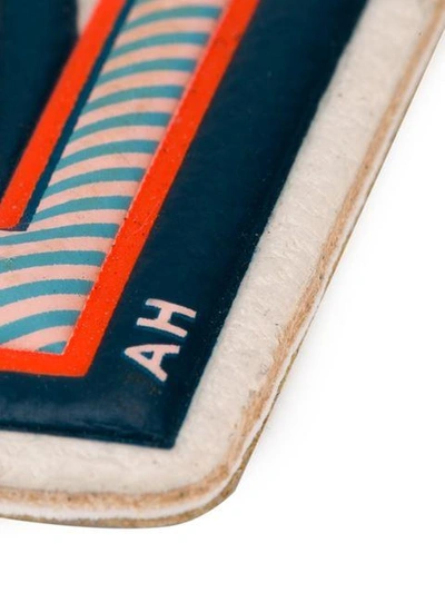 Anya Hindmarch V" Leather Sticker For Handbag" In Blue