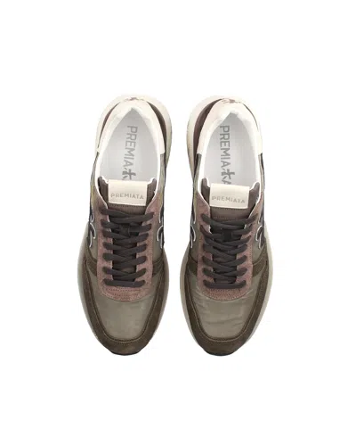 Premiata Sneaker Mick 7717 Military Green In Multi