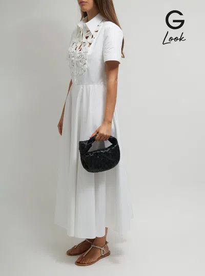 Bottega Veneta Women Mini Jodie Leather Handbag With Intrecciato Motif In Black