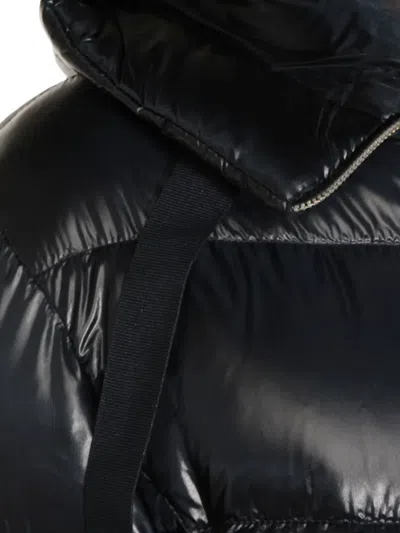 Herno Hooded Long Sleeve Quilted Down Jacket In Blue