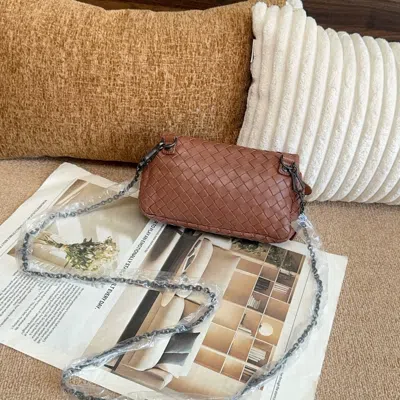 Bottega Veneta Women Pre-loved Bag Very Good Condition In Brown