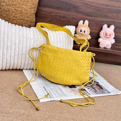 Bottega Veneta Women Pre-loved Bag Very Good Condition In Yellow