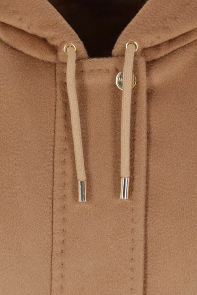 Max Mara Studio Coats In Brown