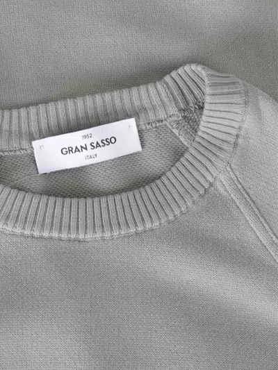Gran Sasso Crew-neck Sweatshirt In Gray