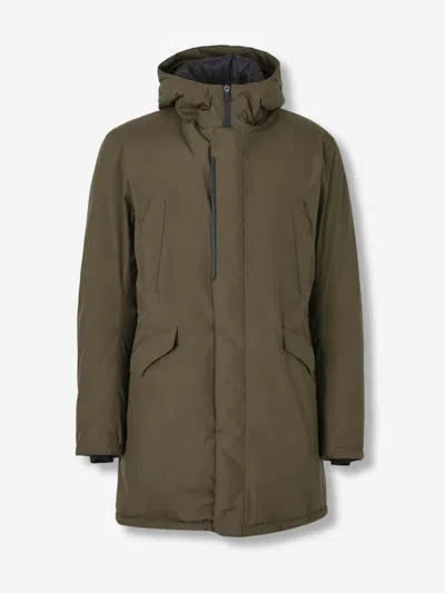 Herno Long Coat By In Black