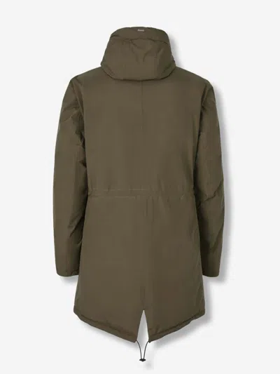 Herno Long Coat By In Black
