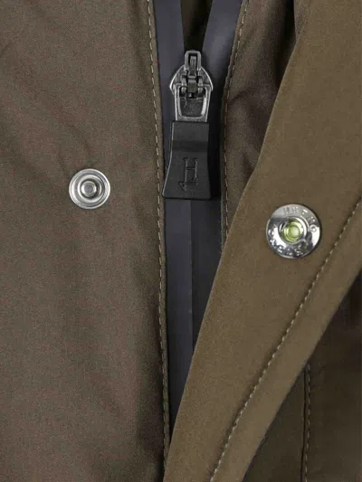 Herno Long Coat By In Black