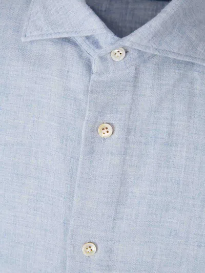 Vincenzo Di Ruggiero Classic Fit Shirt In Blue
