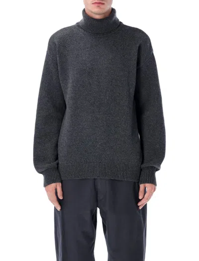 Colorful Standard Recycled Merino Wool Turtleneck In Gray