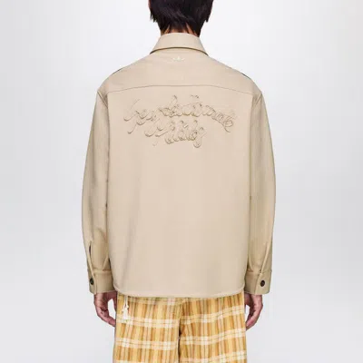 Adidas Originals By Wales Bonner Shirt Jacket Song For The Mute Adi006 In Neutral