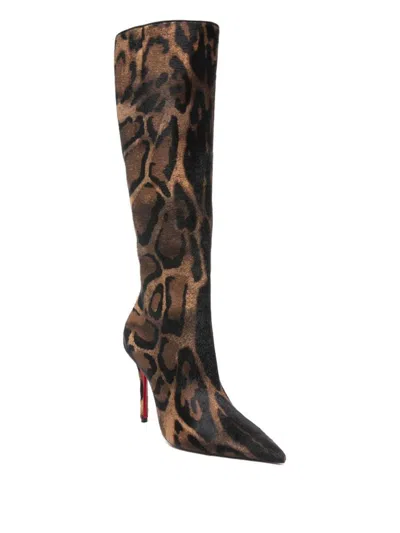Christian Louboutin Boots Brown In Brown