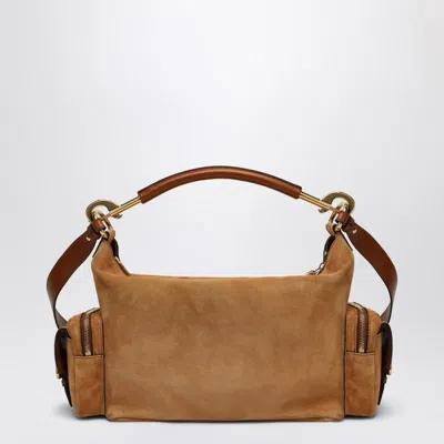 Chloé Tan Coloured Suede Camera Bag In Brown