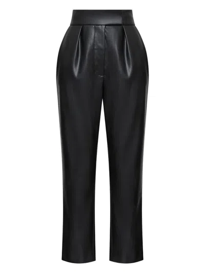 Maliparmi Pleated Straight Trousers In Black