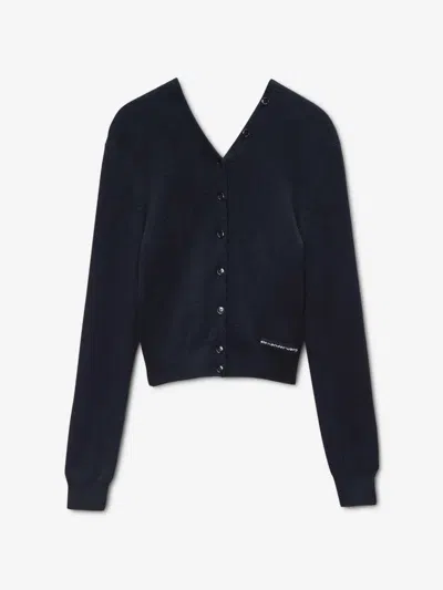 Alexander Wang Wool Cardigan In Black