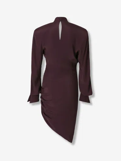 Mugler Dress By In Burgundy