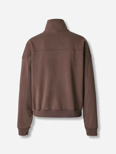 Sporty And Rich Sporty & Rich Hooded Sweatshirt In Brown