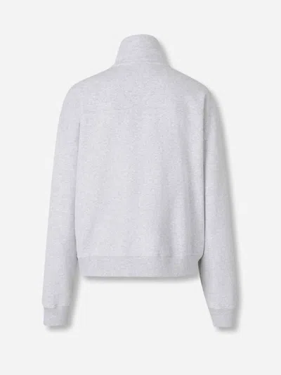 Sporty And Rich Sporty & Rich Hooded Sweatshirt In Gray