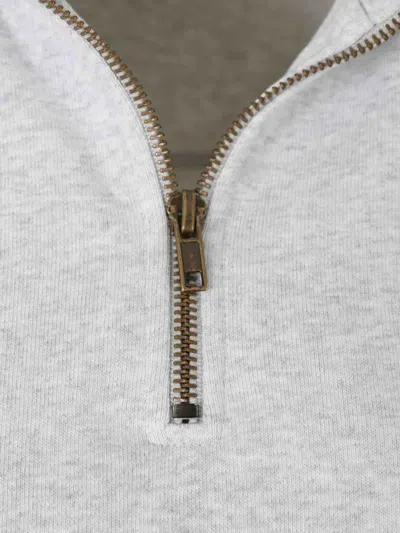 Sporty And Rich Sporty & Rich Hooded Sweatshirt In Gray
