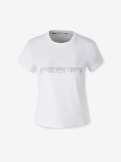 Alexander Wang Round Neck T-shirt In White