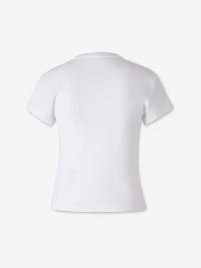 Alexander Wang Round Neck T-shirt In White