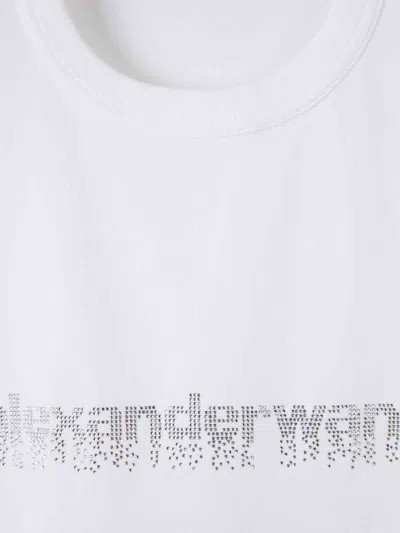 Alexander Wang Round Neck T-shirt In White