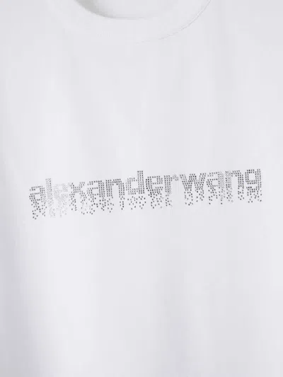 Alexander Wang Round Neck T-shirt In White