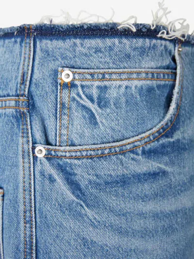 Alexander Wang Wide Leg Jeans In Blue