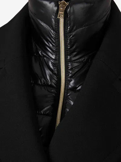 Herno Long Coat By In Black