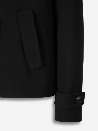 Herno Long Coat By In Black