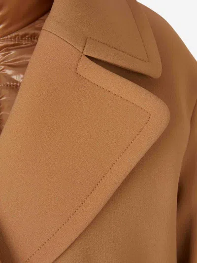 Herno Long Coat By In Brown