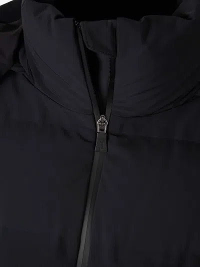 Herno Short Hooded Puffer In Black
