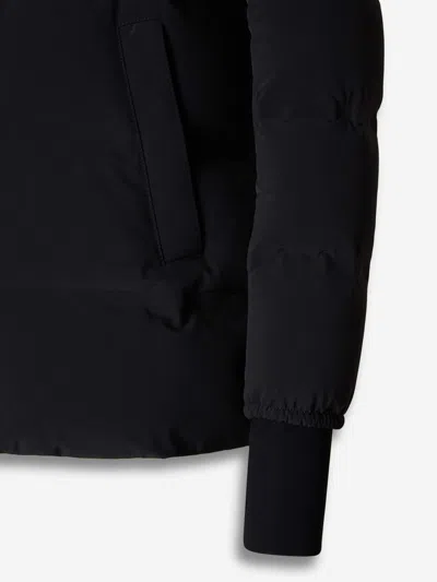 Herno Short Hooded Puffer In Black