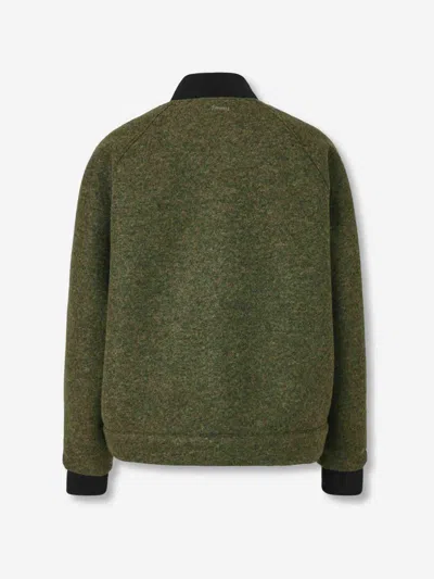 Laminar Long Coat In Green