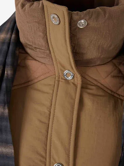 Marbell Long Puffer Belt In Brown