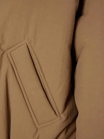 Marbell Long Puffer Belt In Brown