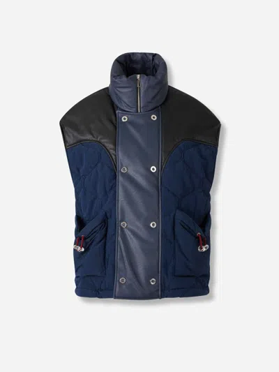Marbell Kate Padded Gilet In Blue