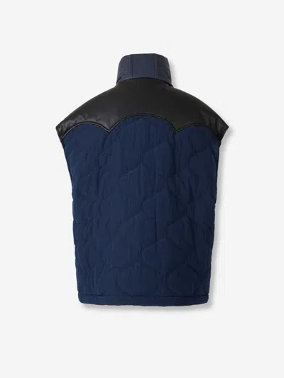Marbell Kate Padded Gilet In Blue