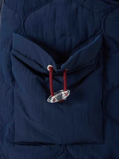 Marbell Kate Padded Gilet In Blue