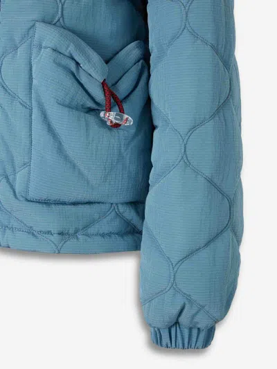 Marbell Double-breasted Down Jacket In Blue