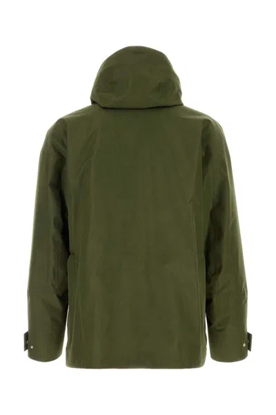 Herno Hooded Casual Jacket In Green