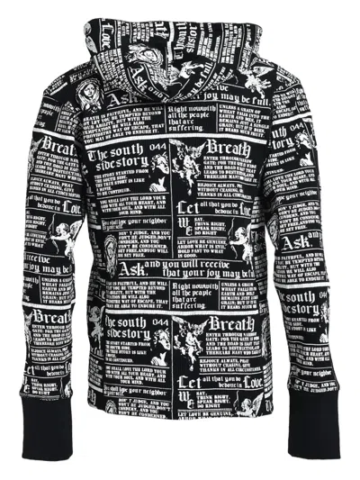 Breath Skull Wash Kapuzenjacke In Black