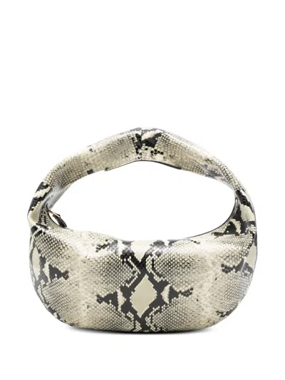 Khaite Olivia Medium Snake-effect Leather Tote In Animal Print