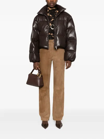 Nanushka Gesteppte Jacke In Brown