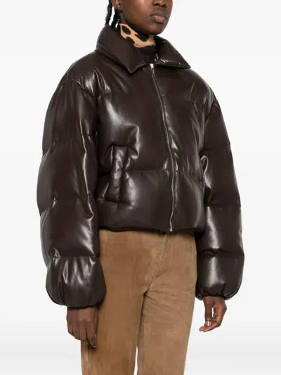 Nanushka Gesteppte Jacke In Brown