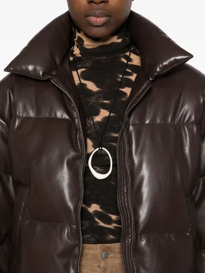 Nanushka Gesteppte Jacke In Brown