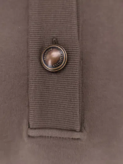 Brunello Cucinelli Women Cotton Sweatshirt In Green