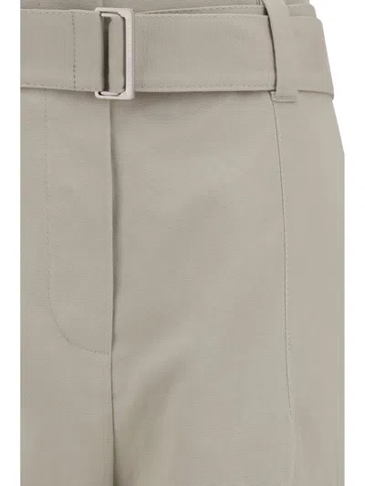 Brunello Cucinelli Women Linen Pants In Multi