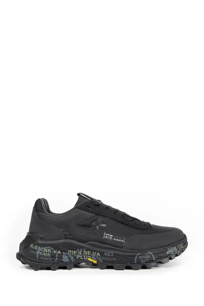 Premiata Devin Sneakers In Black Fabric In Black